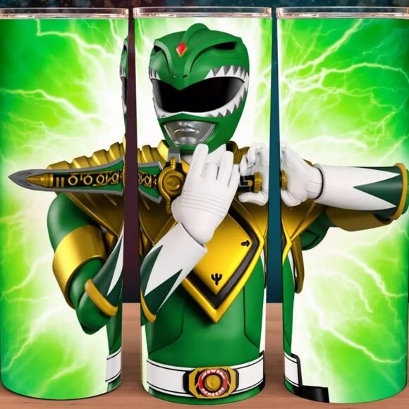 Power Rangers Green Ranger Tommy Cup Mug Tumbler 20oz - Picture 1 of 4